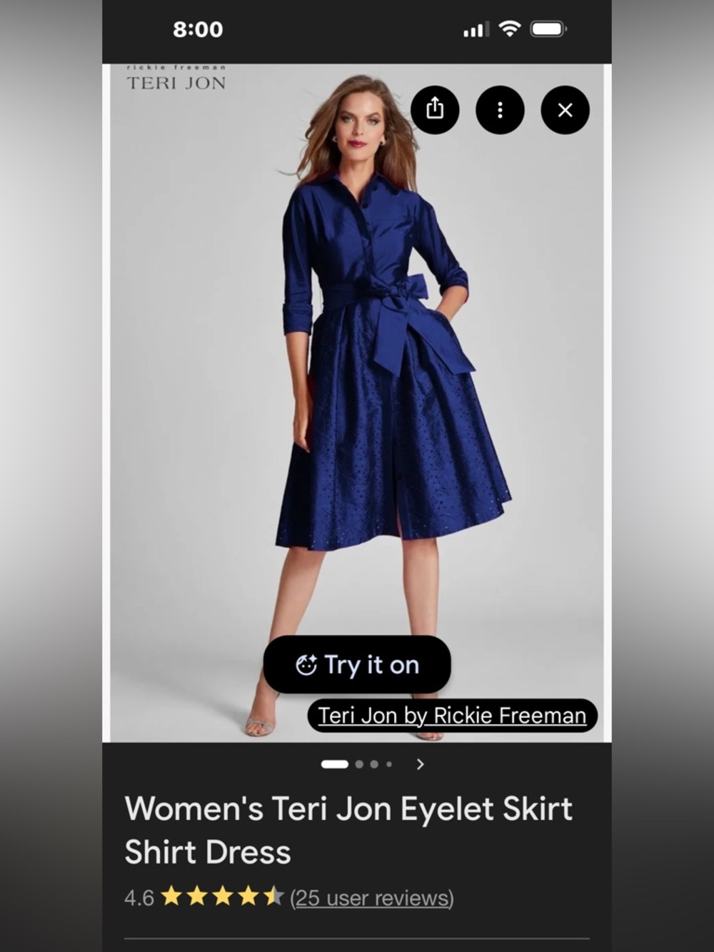 NWT Teri  Jon dress. Sz 16